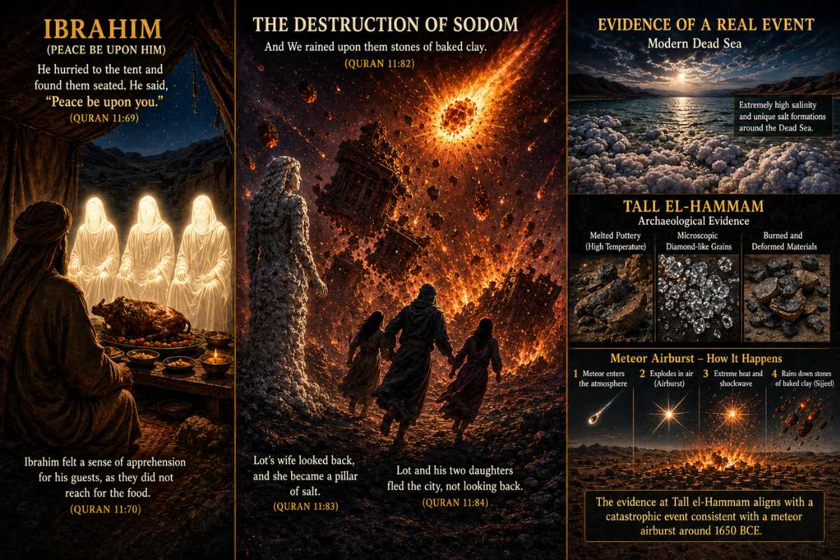 The destruction of Sodom and evidence